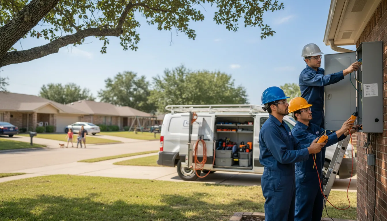 Certified electrician providing emergency electrical services in Butlerville, IN